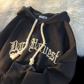 Thin Fashion Hoodie Oversize Loose Drape Sweatshirt